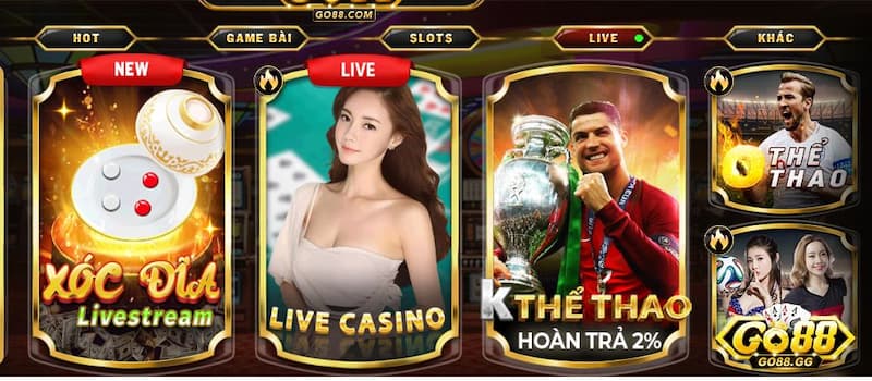 Tham gia Casino Go88 có những khuyến mãi gì?